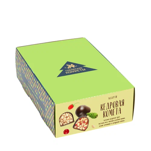 №2 Кедровая комета Ассорти (9429) (классика, клюква, шишка, земляника), 540г   в Тихорецке