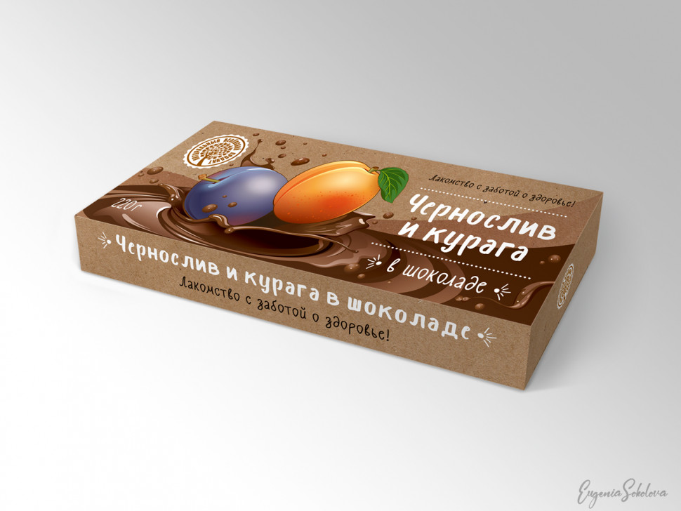  Чернослив и курага в шоколаде, 220г в Тихорецке