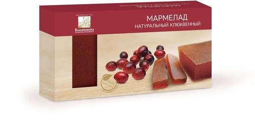 №2 Мармелад пластовый 210г клюквенный в Тихорецке