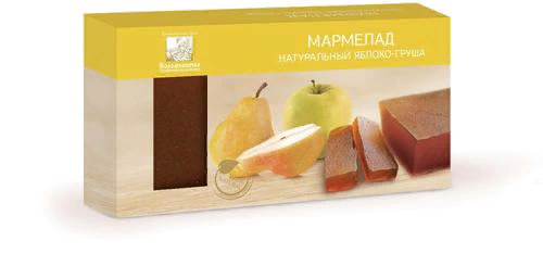 №2 Мармелад пластовый 210г ЯБЛОКО-ГРУША в Тихорецке