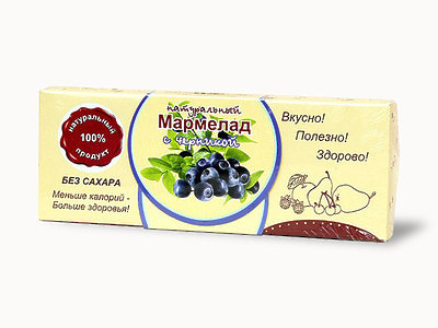 Мармелад натуральный "Черника" 140г в Тихорецке