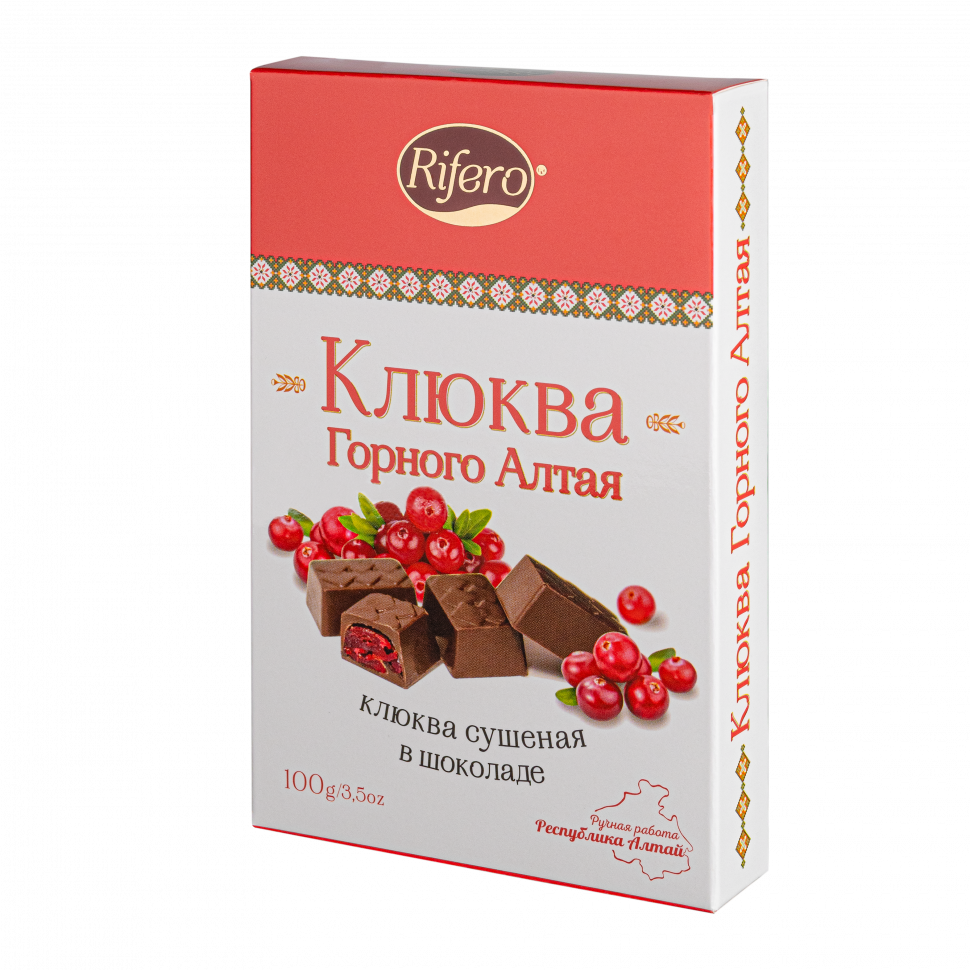  Риф и ко Конфеты "КЛЮКВА Горного Алтая" 100г         в Тихорецке