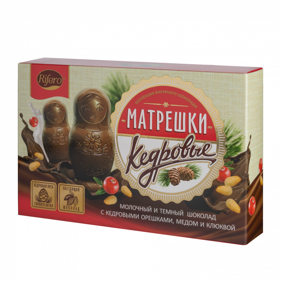  Риф и ко Конфеты "Матрёшки кедровые" 100г           в Тихорецке