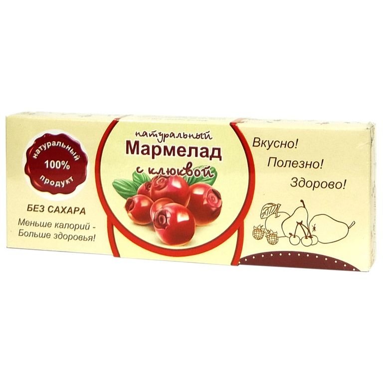  Мармелад натуральный "Клюква" 140г в Тихорецке