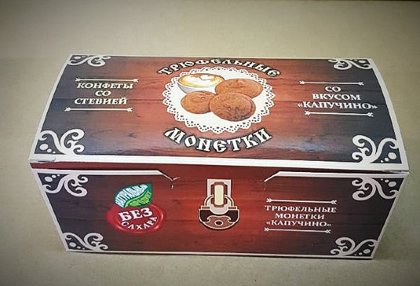 №2 Трюфельные монетки вкус "Капучино" 170г в Тихорецке