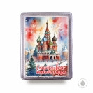 №1 Пряник 600г новогодний Храм Василия Блаженного (в подарочной пластиковой упаковке) в Тихорецке