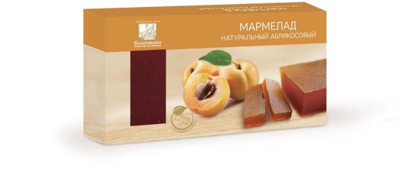 №2 Мармелад пластовый 210г абрикосовый  в Тихорецке